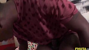 Wow, freaky flexible babe gets wrecked by huge black dick!