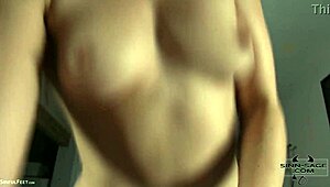 Brunette Sinn Sage Rides Stepbrother's Long Cock with Dirty Talk