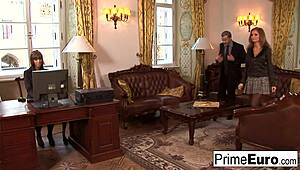 Euro Slut Fucked Hard In Ass