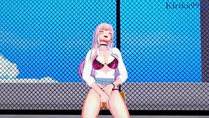 marin and shinju fuck the old man in intense creampie sex?