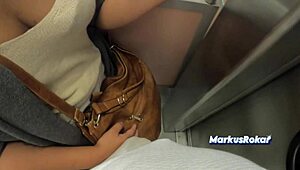 i swear stepaunt touched my dick on a public train by mistake... taboo grinding!