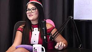 Damn, older swingers rock! Jujube Delícia in sheer red for Christmas?