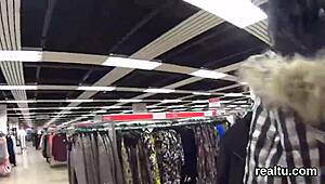 Charming Czech Kitten Gets Clothes Ripped and Assfucked in Mall POV