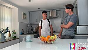 foot massage turns into gay cock ass fucking?