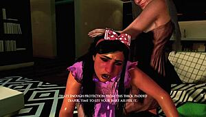 got spanked and paddled till i cried in this extended clip