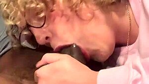 Deepthroat and cum in mouth in this birthday hentai