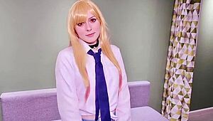 My Dressed Darling Marin Kitagawa Gets Anal Training