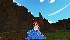 Slooter Hentai Game Ep 1 Futanari Barbarian Heroine Bangs Monster Girls