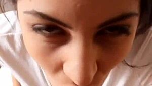 European Prostitute Gives POV Deepthroat Blowjob In Amateur Stream.