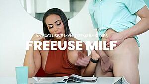 Ginger stepmom and stepdaughter busted stealing at the mall today