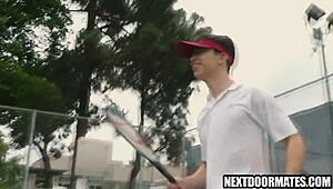 Cute Gay Boys Play Tennis And Fuck With Monster Cocks In Anal Scenes