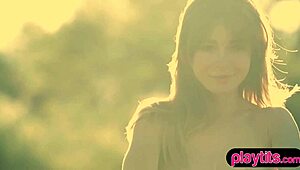 Collection of cute teen 18+ies chicks with romantic scenery