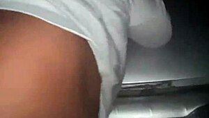 Shy Teen Explores Bold Moves in Car Scene