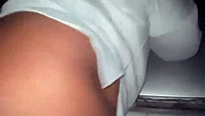 Shy Teen Explores Bold Moves in Car Scene