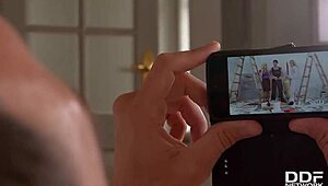 Tasha Holz's tight pussy gets hammered hard.