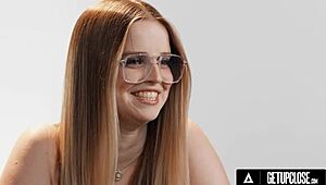 Up close intense Hitachi orgasm with Codi Vore's huge natural tits