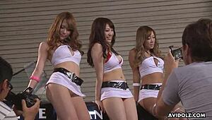 japanese nami itoshino and runa yuri sato dive into wild uncensored group banging