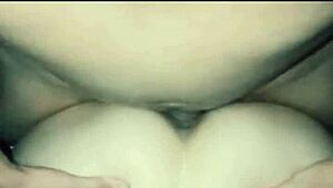 pornstar fucks doggystyle anal with her fan in close-up homemade