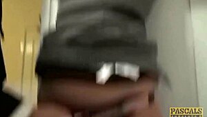 Sophie Garcia, the submissive slut, gets her ass fucked by Pascal White's monster cock in bondage.