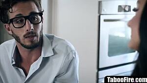 The hot office clerk got bent over by her colleague for rough doggystyle pounding after hours.