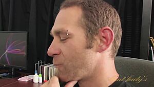 Auntjudysxxx - Busty 35yo Milf Angela James Fucks Hard at Office