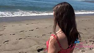 Beach Date with Kourtney Ray Ends in Pussy Play POV
