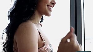 Gorgeous Asian Milf Chloe Rose Strips Solo for Playboy