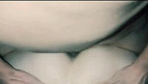 pornstar fucks doggystyle anal with her fan in close-up homemade