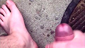 outdoor squirting compilation with shaved pussies