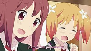 sakura trick 07 cute girls kiss and touch in anime hentai