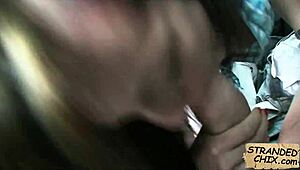 amazing teen gina devine’s 18+ pussy in pov pickup action! wow, what a hidden hitchhiker find!