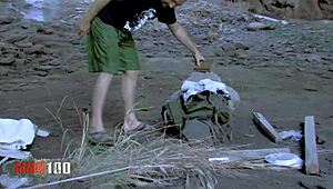 Leggy brunette can’t stop begging for deep anal drilling action