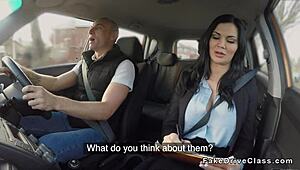 Milf Examiner Fucks Huge Dick Student In Wild Public Test!