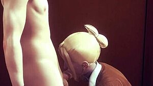 i love annie leonhart's handjob and blowjob in hentai