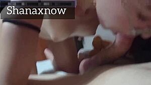 Teen Shanaxnow Can't Stop Sucking Balls and Licking During Face Fuck