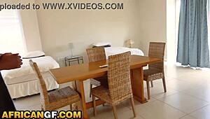 South African Goddess Meets Hung Tourist During House Tour