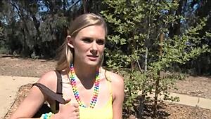 Blonde journey explores lesbian lezdom with toys and cum in detailed scenes