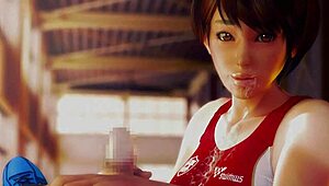 Suggestive 3d hentai athlete screwed hard by coach in tight clothes