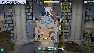 Follow the wild journey in Fuckerman Ero Ring 0.1 with rough anal and big tits riding hard. Scandinavian hentai action unfolds in every scene.