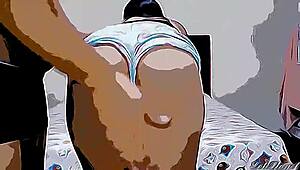 My pervert stepdad forces me to do stuff I don’t want, help me mom part 1 cartoon version 😢