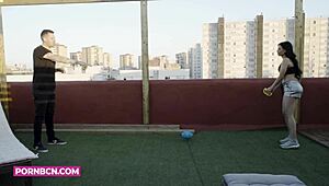 Hot milf brunette big ass latina fucking with a real pornstar and youtuber on a show of the taster 😍