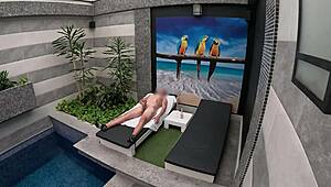 Room service blowjob in hotel