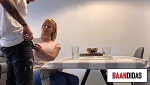 morbosa situation with hot blonde milf and big tits she met