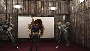 Fallout 4 features cute brunette in special wardrobe.