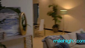 Rebellious Stepdaughter Makes Stepdad Furious with Rough Deepthroat Action.