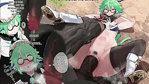 3D animated porn with big breasted girls from Genshin Impact