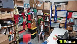 irish redhead teen with ivory skin gets roughly banged