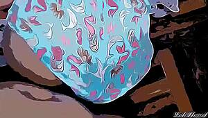 My pervert stepdad forces me to do stuff I don’t want, help me mom part 1 cartoon version 😢