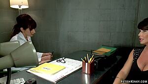 Huge Tits Milf Lesbian Endures Intense Spanking Session