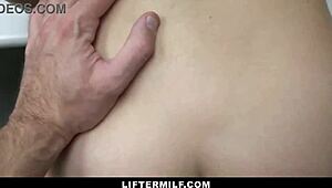 Shoplifting milf submits to mall guard's filthy demands now!